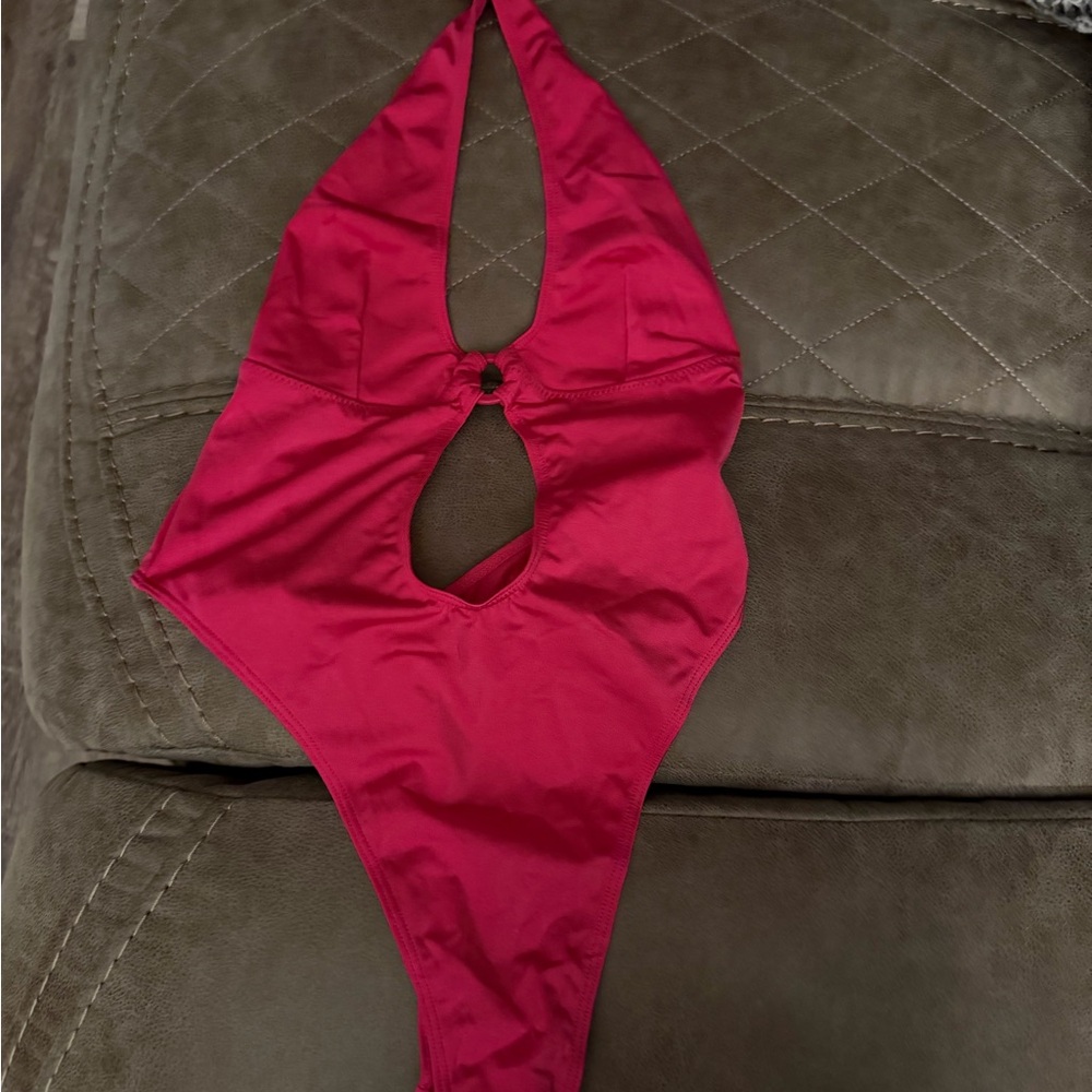 Savage X Fenty Hot pink Cut-Out Bodysuit